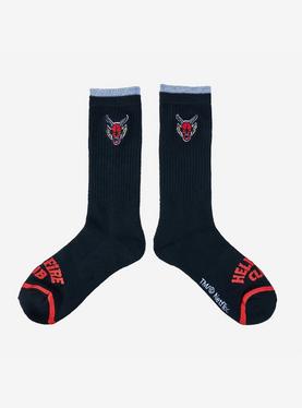Stranger Things Hellfire Club Crew Socks, , hi-res